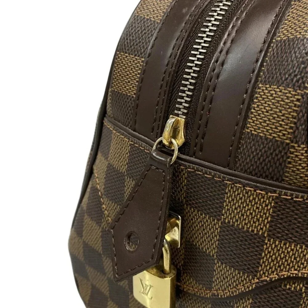 LOUIS VUITTON Duomo N60008 Ebene Damier CA0026 Handbag Damier Canvas - Picture 14 of 14